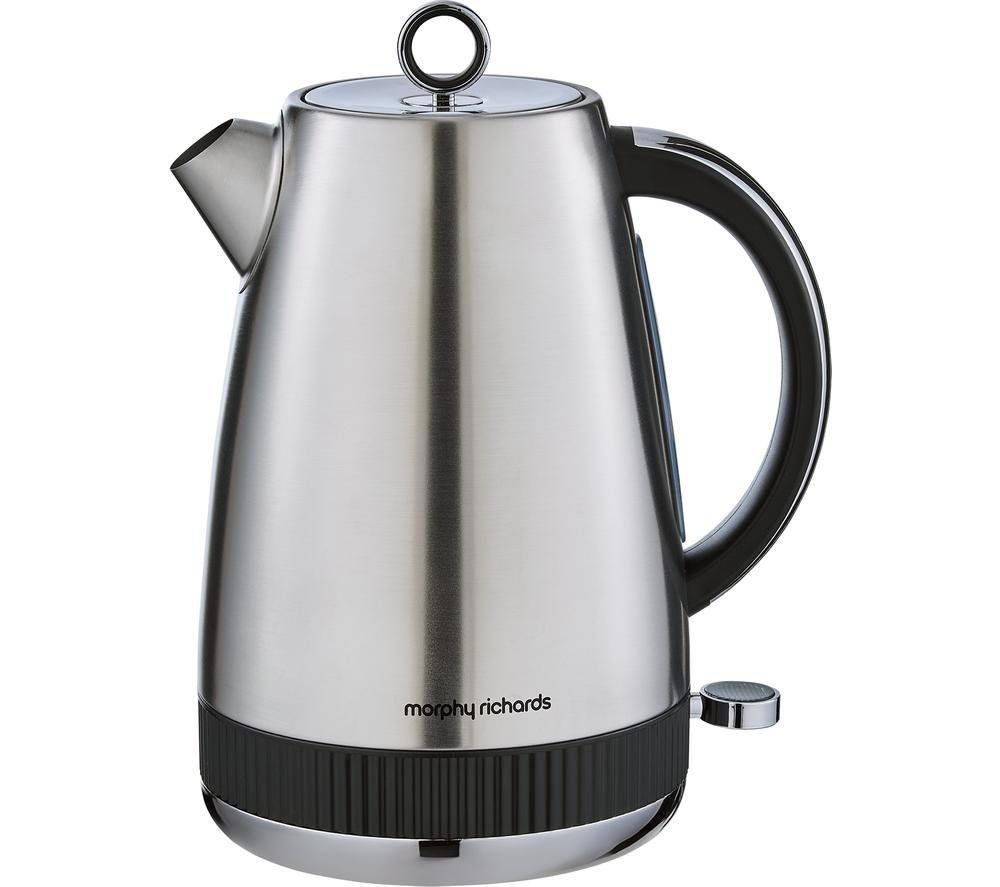 MORPHY RICHARDS Mexborough Jug Kettle - Black, Black,Silver/Grey - Image 1