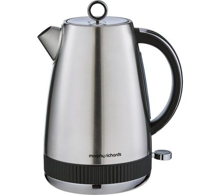 MORPHY RICHARDS Mexborough Jug Kettle - Black, Black,Silver/Grey