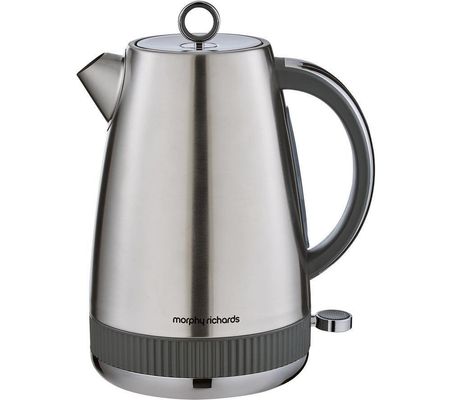 MORPHY RICHARDS Mexborough Jug Kettle - Grey, Silver/Grey