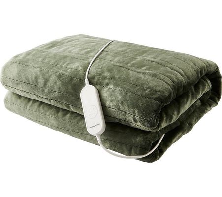 MORPHY RICHARDS EverCosy Fleece Heated Throw - Green, 160 x 130 cm