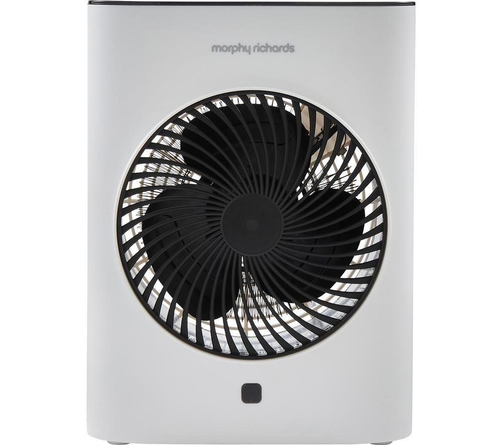 MORPHY RICHARDS HeatFlux 2000 W Portable Hot & Cool Fan Heater - White, White - Image 1