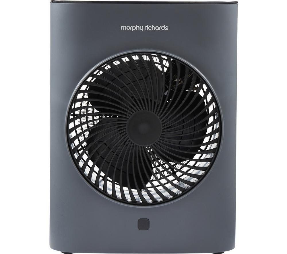 MORPHY RICHARDS HeatFlux 2000 W Portable Hot & Cool Fan Heater - Grey, Silver/Grey - Image 1
