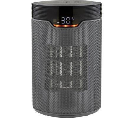 MORPHY RICHARDS HeatFlux 1500 W Hot & Cool Ceramic Fan Heater - Grey, Silver/Grey