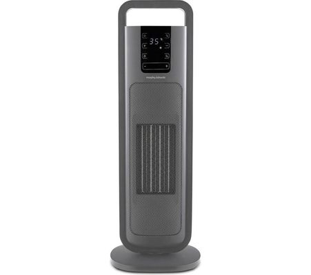 MORPHY RICHARDS HeatFlux Hot & Cool Ceramic Fan Heater - Grey, Silver/Grey
