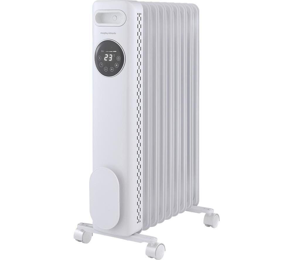MORPHY RICHARDS HeatFlux Portable Oil-Filled Radiator - White, White - Image 1