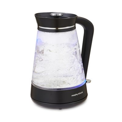MORPHY RICHARDS Glass 108004 Jug Kettle - Clear, Black,Clear