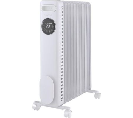 MORPHY RICHARDS HeatFlux 2.5 kw Portable Oil-Filled Radiator - White, White