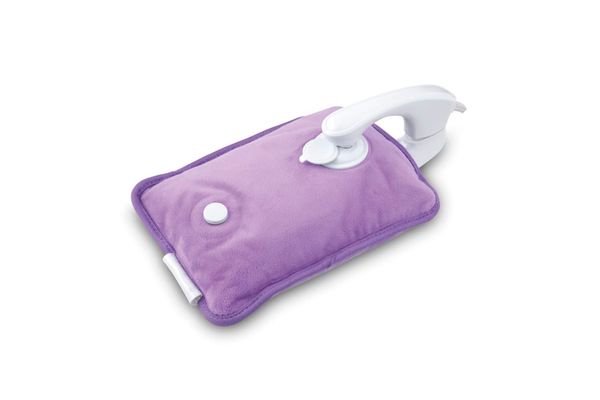 CARMEN Spa Rechargeable Hot Water Bottle - Lilac, Purple - Thumbnail 2