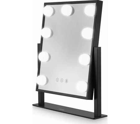 CARMEN Reflect Series Hollywood 9 Bulb Vanity Mirror - Black, Black