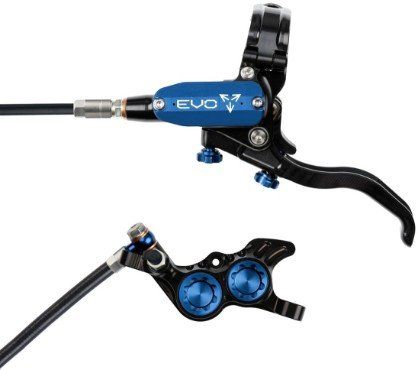Hope Tech 4 EVO GR4 Hydraulic Disc Brake - Black / BlueRear Left HandStandard
