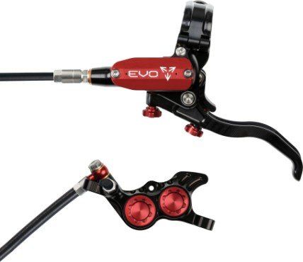 Hope Tech 4 EVO GR4 Hydraulic Disc Brake - Black / RedRear Left HandStandard