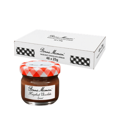 Bonne Maman Hazelnut Chocolate Spread 48 x 25g - Thumbnail 2