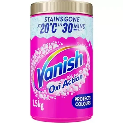 Vanish Stain Remover Powder Colours Pink 1.5kg - 3083496 - Thumbnail 2