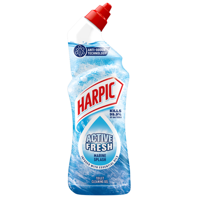 Harpic Active Fresh Cleaning Gel 750ml - Fresh Marine - Thumbnail 2