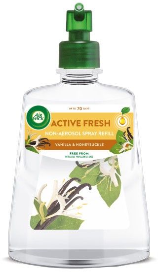 Air Wick Vanilla & Honeysuckle 24/7 Active Fresh Refill Lasts up t - Image 1