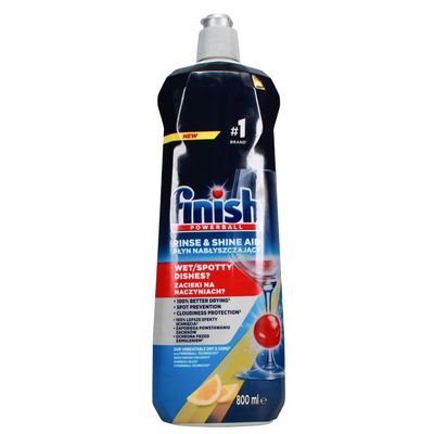 Finish Rinse Aid Lemon 800ml - Blue