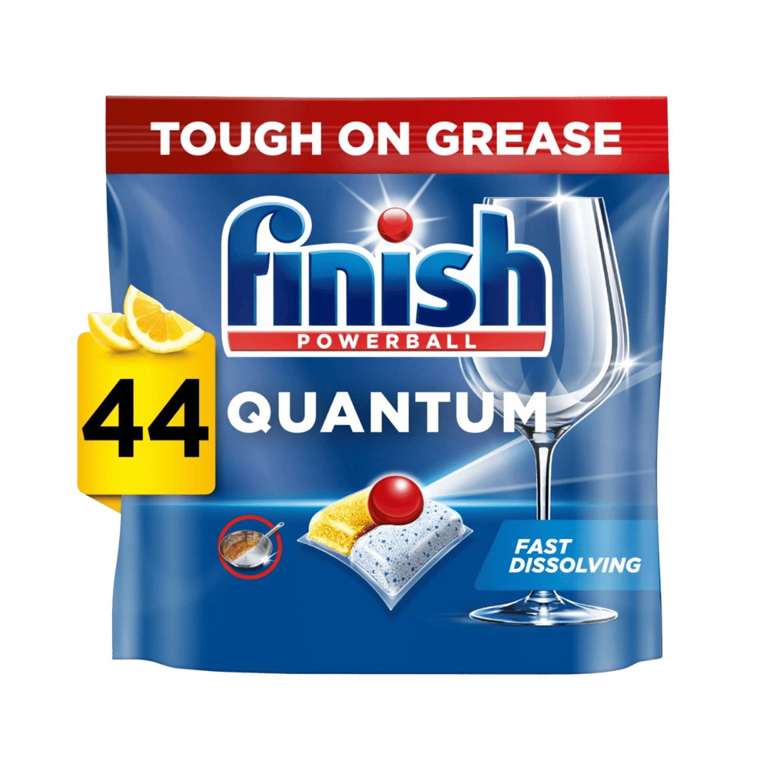 Finish Quantum Dishwasher Tablets Lemon 44's - Image 1