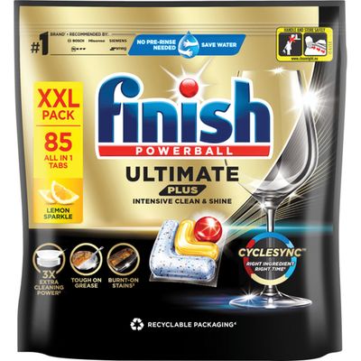 Finish Ultimate Plus Dishwasher Tablets - 85