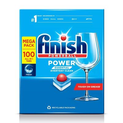Finish Power Essential Dishwasher Tablets (Pack of 100) 3333585