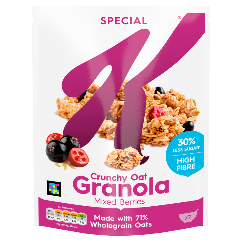 Kellogg's Special K Crunchy Oat Mixed Berries Breakfast Granola 350g - Image 1