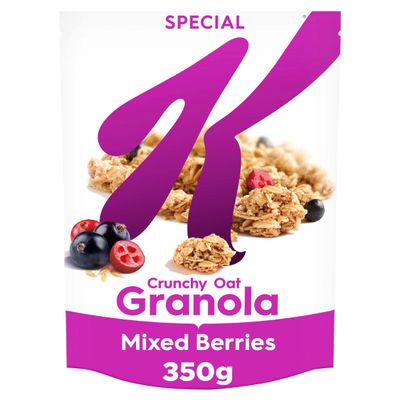 Kellogg's Special K Crunchy Oat Mixed Berries Breakfast Granola 350g - Thumbnail 2
