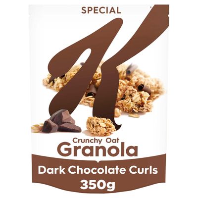 Special K Crunchy Oat Granola Dark Chocolate Curls 350g - Thumbnail 2
