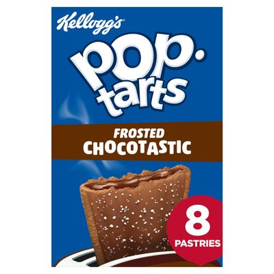 Kellogg's Pop Tarts Frosted Chocolate Pastry Snacks 8 x 48g - Thumbnail 2