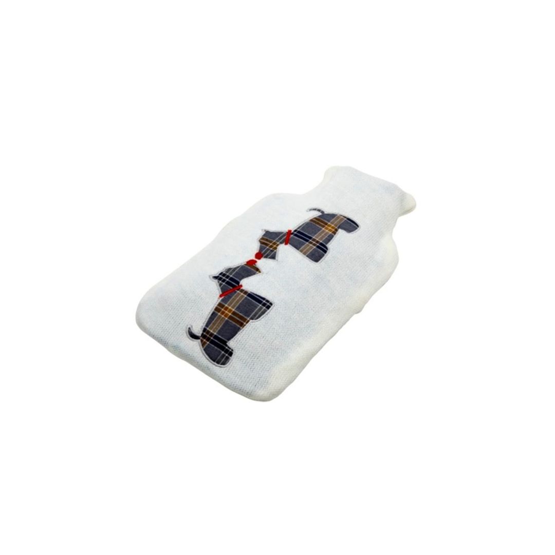 Hearth and Home Hot Water Bottle With Cover in Cool White - Image 1