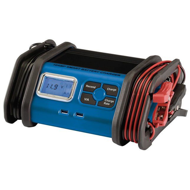 Draper 12V Battery Charger, 10A - Image 1