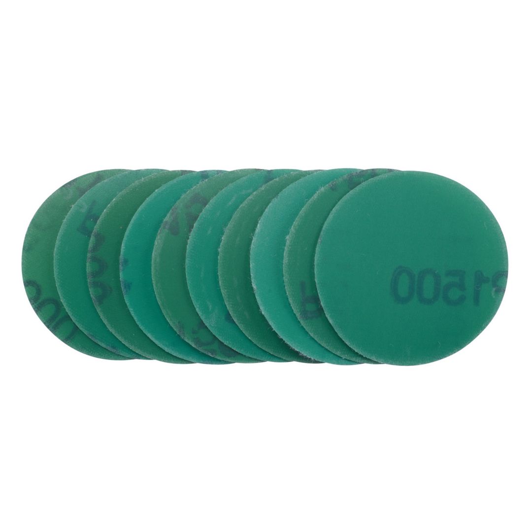 Draper 02012 Wet And Dry Sanding Discs With Hook And Loop 50Mm 1500 Grit (Pack Of 10) each 1 - Image 1