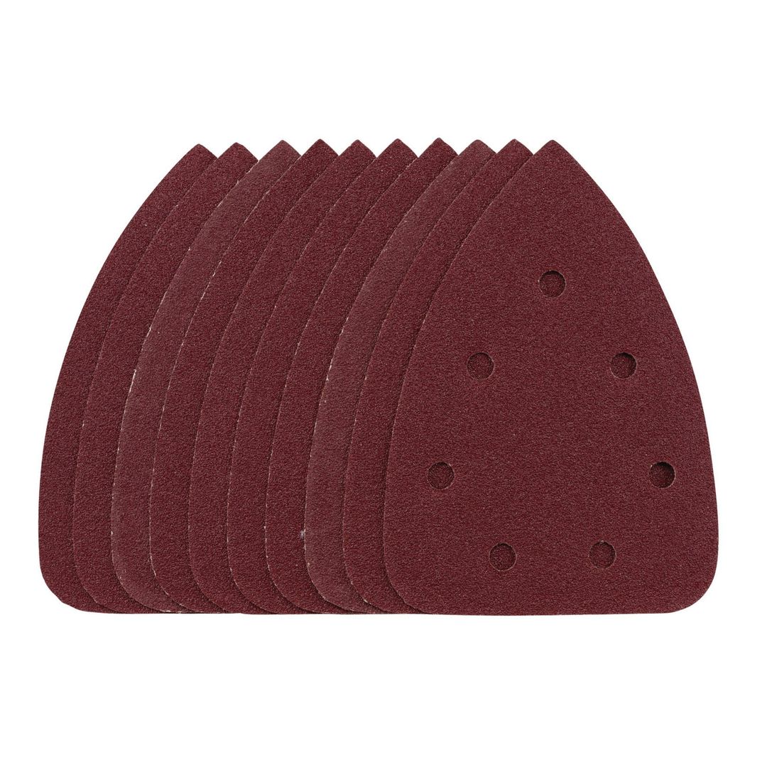 Draper 08617 Detail Sanding Sheets With Hook And Loop 140Mm 80 Grit Ssd6 (Pack Of 10) each 1 - Image 1
