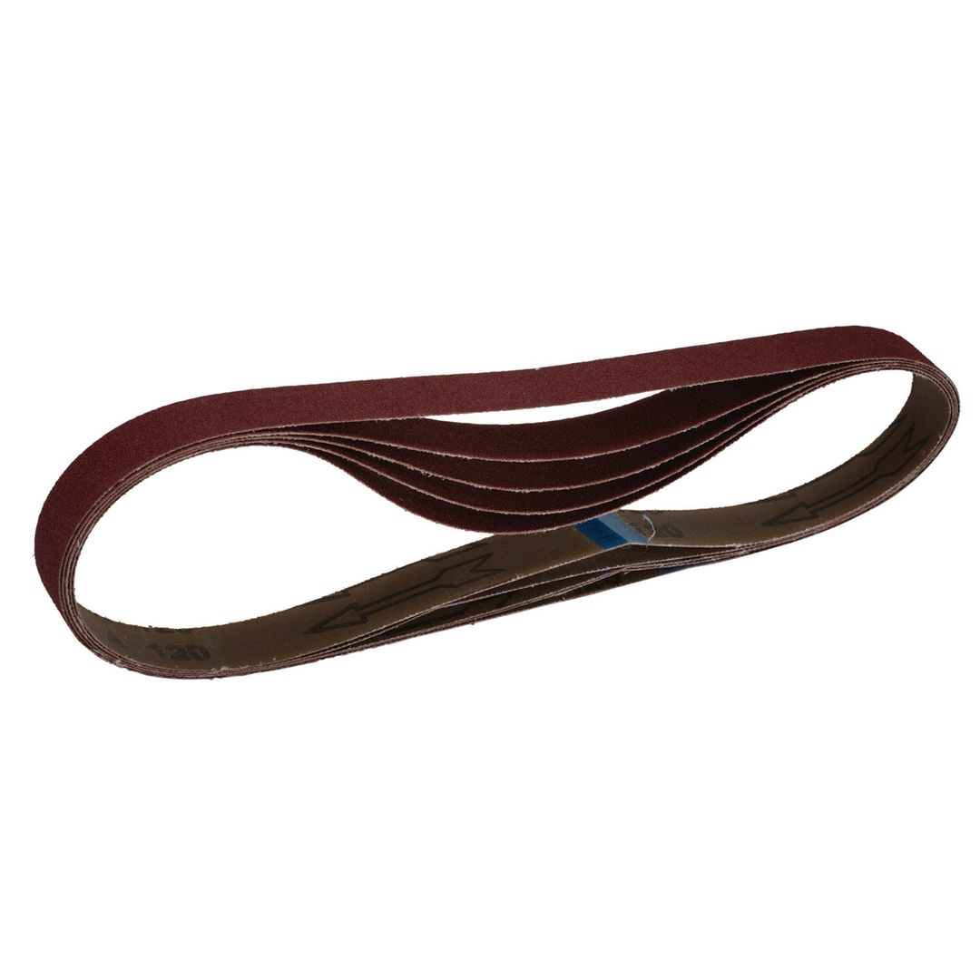 Draper 08698 Cloth Sanding Belt 25 X 762Mm 120 Grit (Pack Of 5) each 1 - Image 1