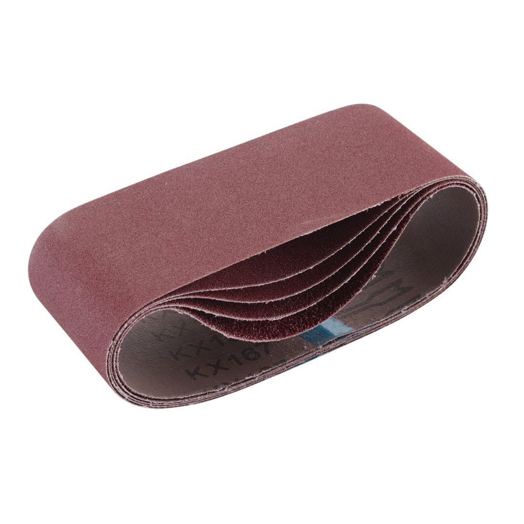 Draper 09237 Cloth Sanding Belt 75 X 457Mm Assorted Grit (Pack Of 5) per set 1 - Image 1