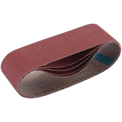 Draper 09241 Cloth Sanding Belt 75 X 533Mm 120 Grit (Pack Of 5) each 1