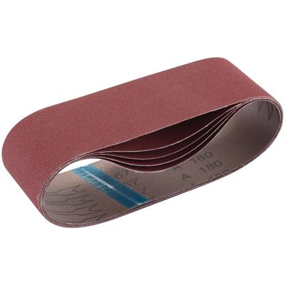 Draper 09243 Cloth Sanding Belt 75 X 533Mm 180 Grit (Pack Of 5) each 1