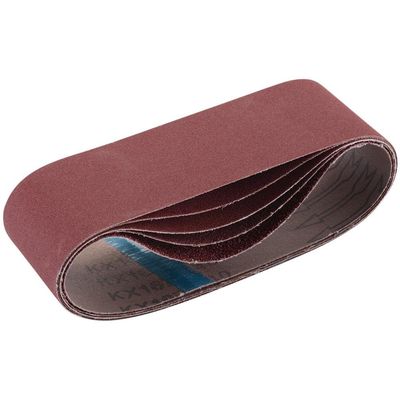 Draper 09246 Cloth Sanding Belt 75 X 533Mm Assorted Grit (Pack Of 5) each 1