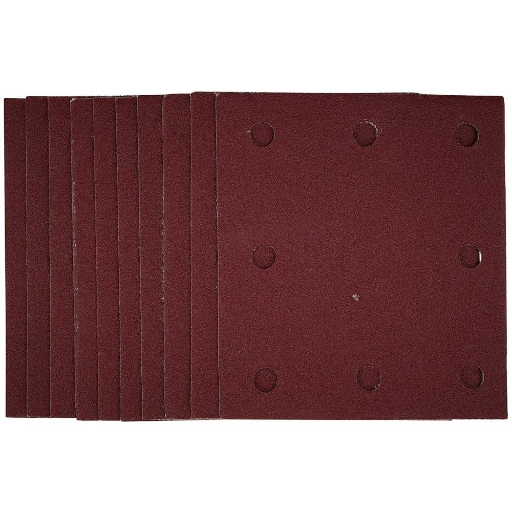 Draper 52391 1/4 Sanding Sheets With Hook And Loop 115 X 105Mm 120 Grit (Pack Of 10) each 1 - Image 1