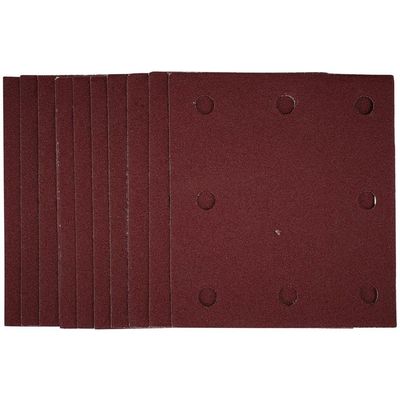 Draper 52391 1/4 Sanding Sheets With Hook And Loop 115 X 105Mm 120 Grit (Pack Of 10) each 1