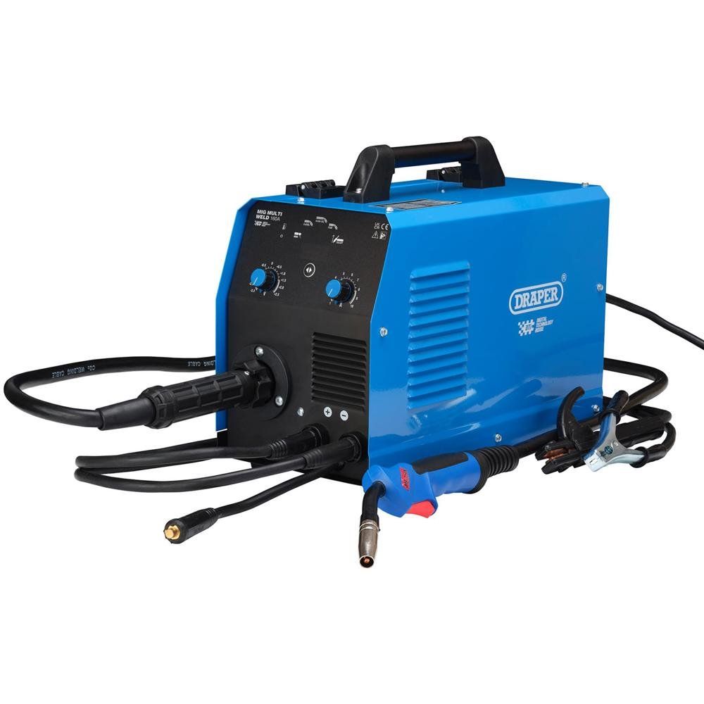 Draper Gas/Gasless MIG Inverter Multi-Welder Dti, 160A - Image 1