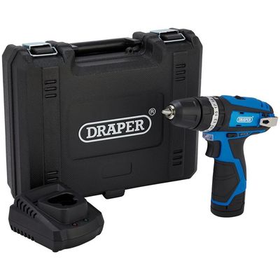 Draper 12V Combi Drill 1 X 1.5Ah Battery 1 X Fast Charger each 1 70256