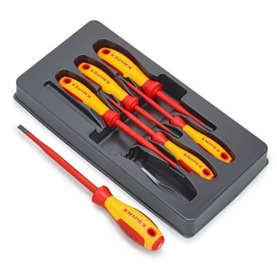 Knipex Knipex 00 20 12 V02 VDE Insulated Slotted/Phillips® Screwdriver Set
