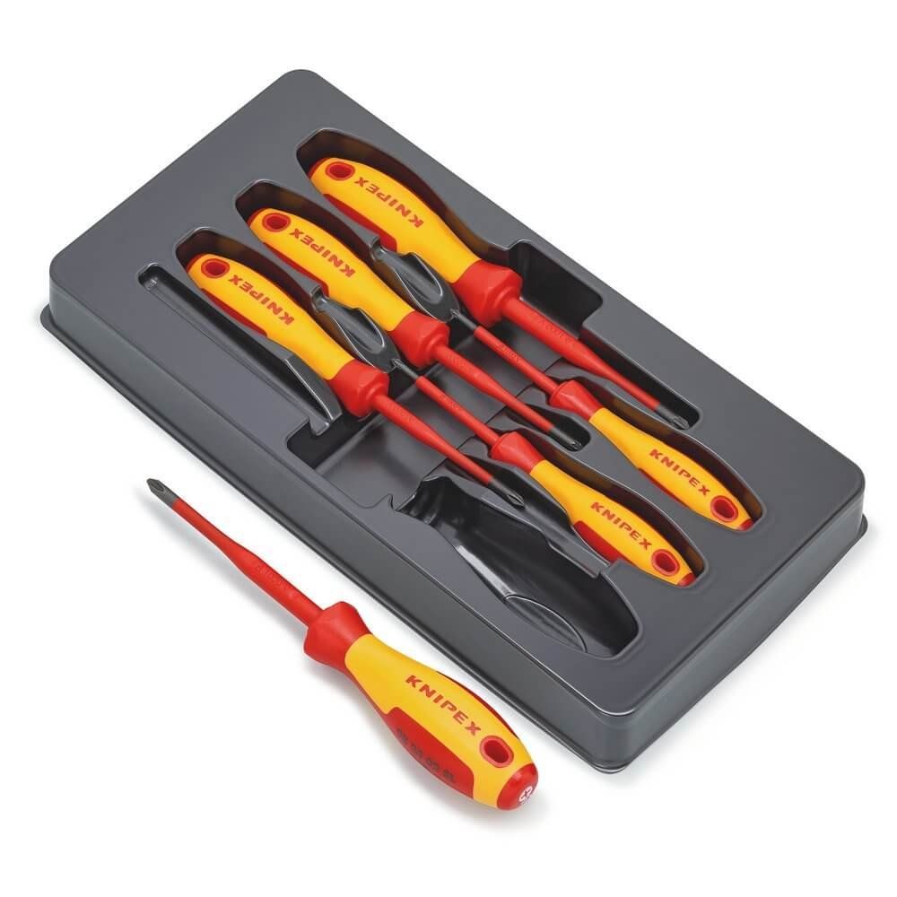 Knipex Knipex 00 20 12 V03 VDE Insulated Phillips®/Pozidriv® Screwdriver Set - Image 1