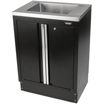 Bunker 31034 ® Modular Floor Cabinet With Sink 2 Door 680Mm each 1