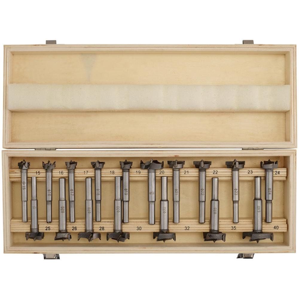Draper 08930 Forstner Drill Bit Set (17 Piece) each 17 - Image 1