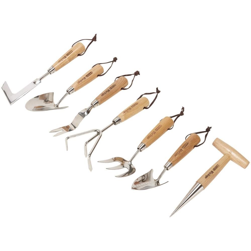 Draper 09000 Heritage Stainless Steel Garden Tool Set With Ash Handles (7 Piece) each 1 - Image 1