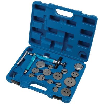 Draper 09443 Pneumatic Brake Caliper Wind-Back Tool Kit (16 Piece) 16