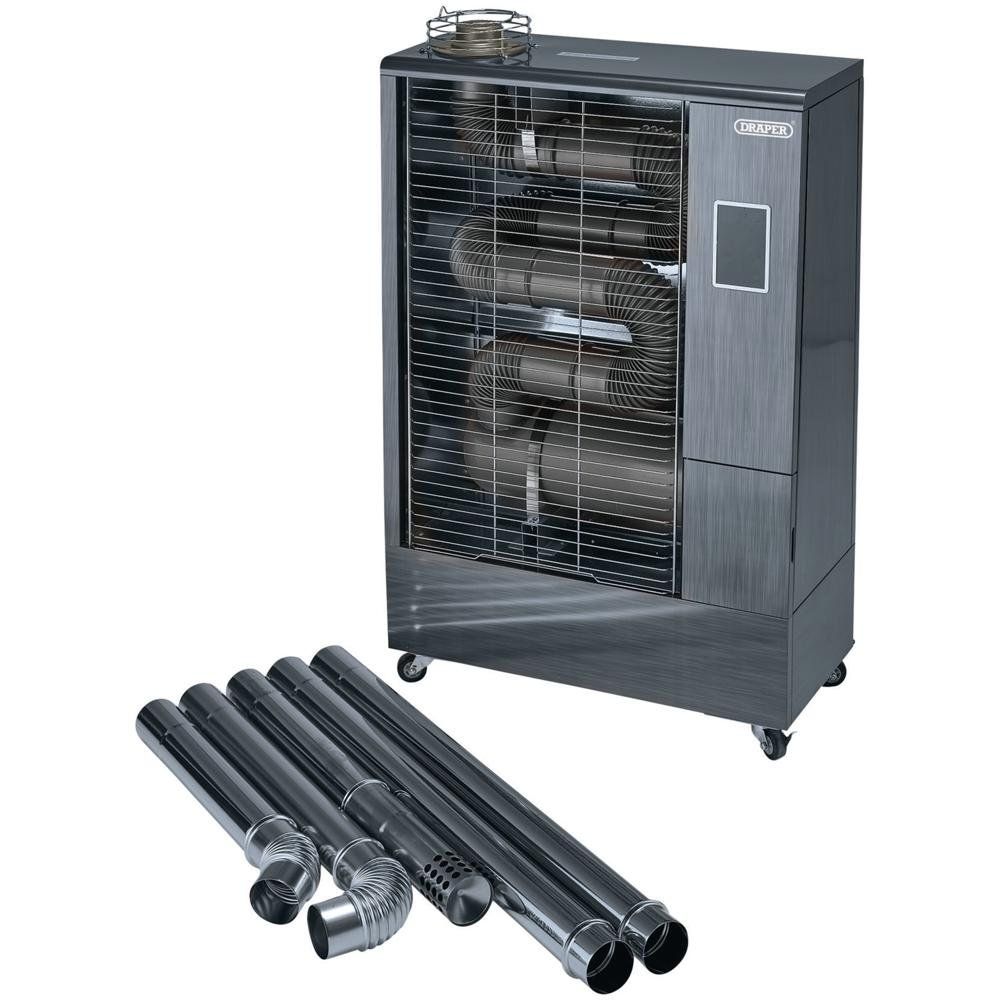 Draper 18037 230V Far Infrared Diesel Heater With Flue Kit 40 000 Btu/11.6Kw each 1 - Image 1
