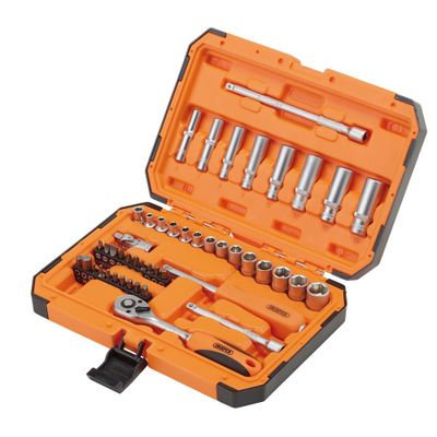 Draper 22109 Hi-Torq® 6 Point Socket Set 1/4in (47 Piece) 48