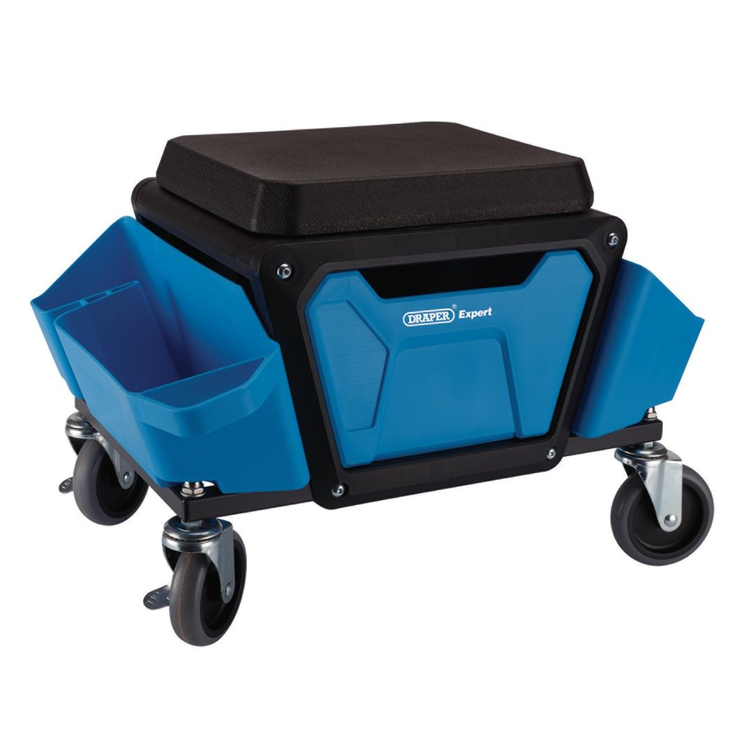 Draper Expert 23716 Work Stool Blue 1 - Image 1