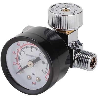 Draper 1/4in Bsp On-Gun Air Regulator And Gauge 180Psi each 1 28379